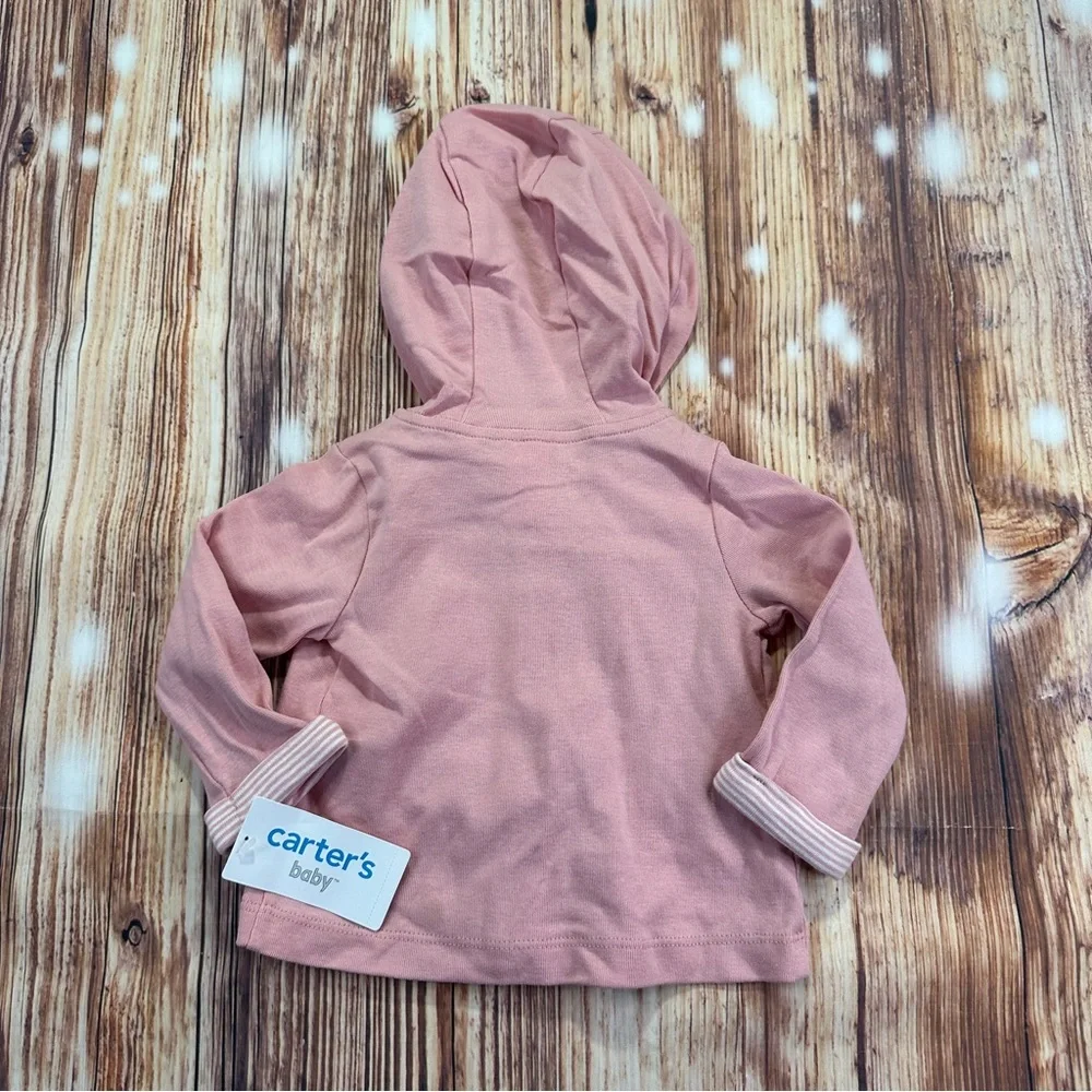 Carter's Pink Baby Cardigan Size 6 Months